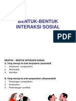 Bentuk Interaksi Sosial