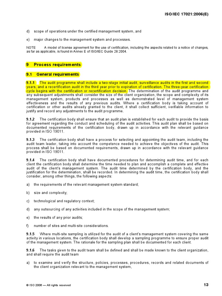 Pages From ISO IEC 17021 2006 | PDF | Professional Certification ...