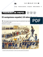 El Caciquismo Español, 110 Años Después
