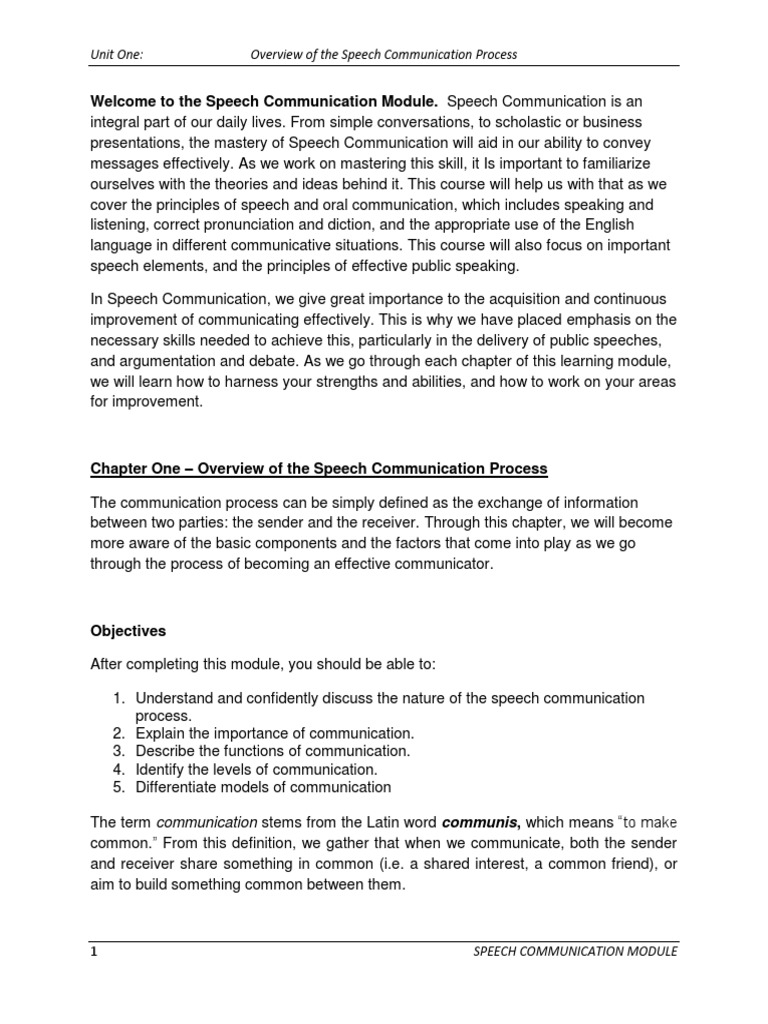 Lesson 1-Overview Of the Communication Process.pdf | Interpersonal