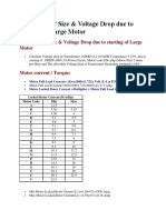 Calculate Transformer Size and Motor