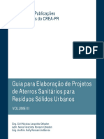 Guia Para a Elaboração de Projetos de Aterros Sanitários Para Resíduos Sólidos Urbanos (CREA-PR)