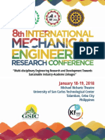 E-Proceeding of The 8th International Mechanical Engineering Research Conference 2018