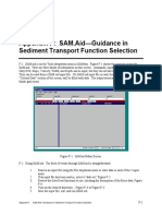 SAM.Aid Guidance in Selecting Sediment Transport Functions