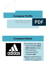Company Profile: Prepared By: Genoveva