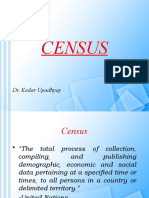 Census: Dr. Kedar Upadhyay