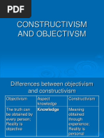 Constructivism and Objectivsm