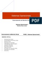 Sistema Operacionais I - Gerenciamento de Memória Virtual Out14