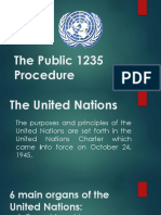 UN 1235 Procedure Publicly Debates Human Rights Violations