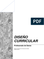 Disenio Curricular Profesorado de Danza