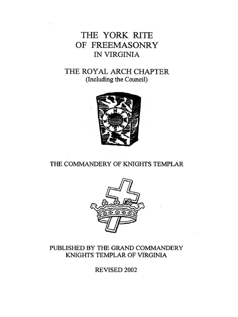 York Rite Freemasonry in Virginia | PDF | Freemasonry | Masonic Lodge