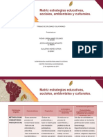 Estrategias educativas, sociales, ambientales y culturales para el desarrollo comunitario