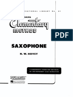 Hovey - Saxophone Elementary Method PDF