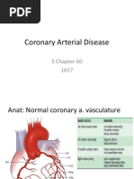 Coronary Arterial Disease: S Chapter 60 1657