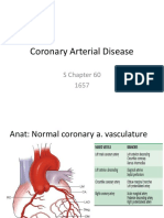 Coronary Arterial Disease: S Chapter 60 1657
