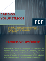 Cambios Volumétricos, Etc