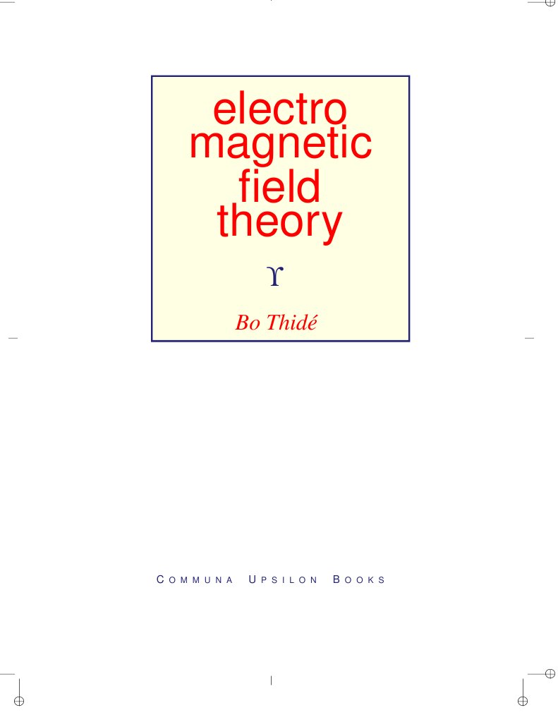 Electromanetic Field Theory Pdf