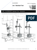 VMC Ballscrew Backlash Test