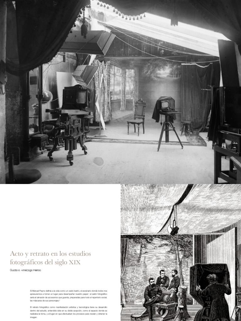 Estudios Fotográficos en el Siglo XIX | PDF | Composición (artes ...