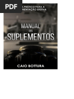 Manual Dos Suplementos - Caio Bottura PDF