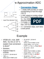 Successive Approximation ADC: - Conversion Steps