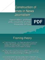 Framing Journalism: How Media Shape Understanding