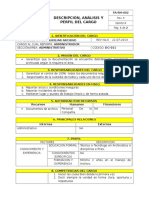 Dc-011 Descripcion Cargo Auxiliar de Archivo