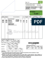 Tarjeta de crédito: estado de cuenta y opciones de pago