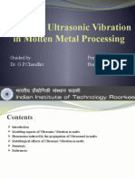 Effects of Ultrasonic Vibration in Molten Metal Processing
