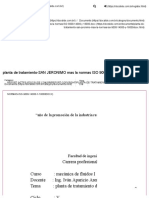 Planta de Tratamiento-SAN JERONIMO Mas La Normas ISO 9000-14000 y 18000