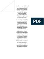 Letras Himno a Juan Pablo Duarte