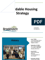 Brookhaven AHTF Recommendations Updates