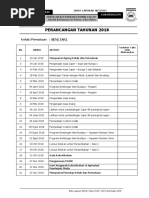 Perancangan Aktiviti Tahunan - Kelab Seni Tari