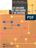 Libro La Calidad Del SW y Su Medida