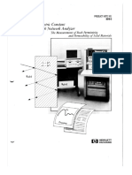 HP Product Note 8510-3 - Measuring Dielectric Constant With The HP 8510 Network Analyzer