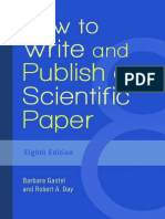 How To Write and Publish A Scientific Paper, Eighth Edition