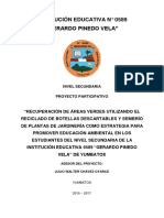 Proyecto Ambiental de Botellas