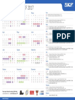 Calendario Cursos SKF Peru - 2017 PDF