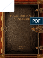 Pirate Ship Name Generator