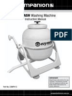EZYWASH Washing Machine: Instruction Manual