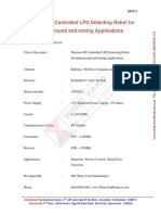 Wireless RF Controlled LPG Detecting Robot For Underground and Mining Applications PDF