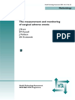 The Measurement and Monitoring of Surgical Adverse Events: J Bruce EM Russell J Mollison ZH Krukowski