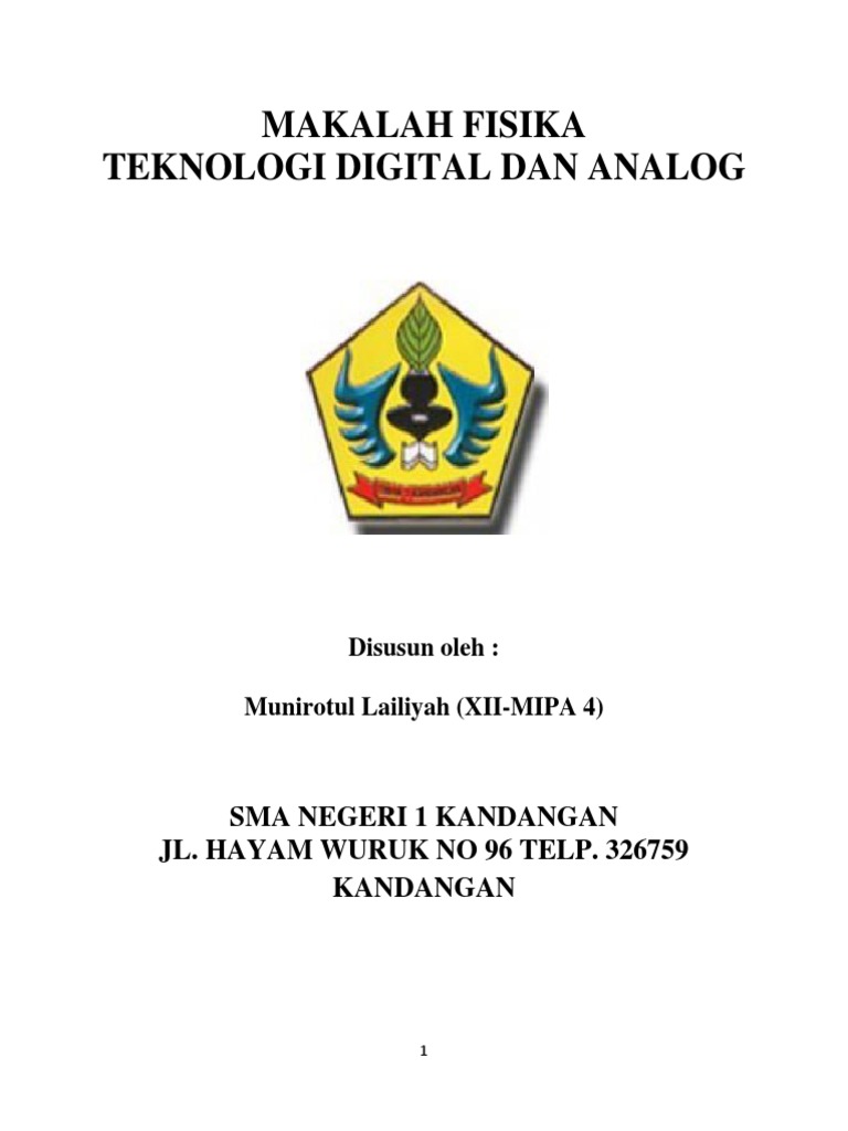 Materi Teknologi Digital Fisika Kelas 12 Ilmusosial Id