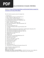 Download Elementary Surveying An Introduction to Geomatics 14th Edition Solutions Manual by Down SN370156109 doc pdf