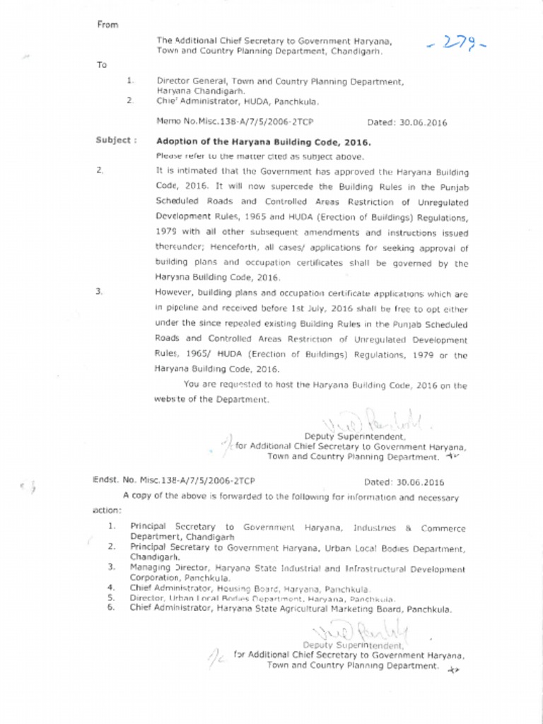 The Haryana Building Code 2016 PDF | PDF | Framing (Construction ...