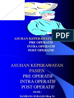 Asuhan Keperawatan Klien Pre-Intra-post Operasi