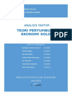 Analisis Faktor (Multivariate) - Pertumbuhan Ekonomi Solow