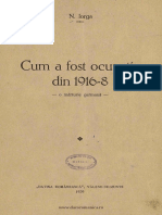 N.iorga - Cum a Fost Ocupaia Din 1916-8 - o Mrturie German