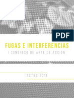 Fugas e Interferencias Congreso Performance Arte de Acción