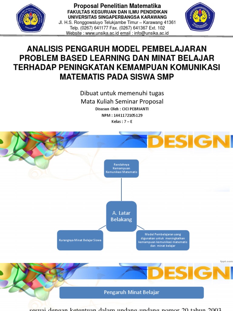 Ppt Proposal Skripsi